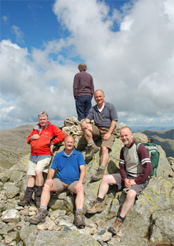 Scafell summit - Lake District 3000 Footers