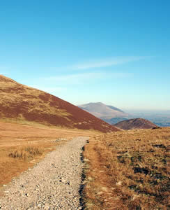 The path from Newlands to the Col between Crag Hill and Sail
